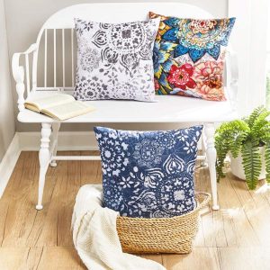 Floral Blossoms Accent Pillows  |  Throws & Accent Pillows Home Decor Throws & Accent Pillows