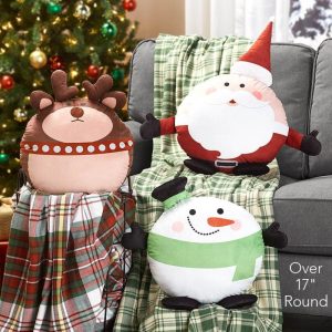 Holiday Friends Accent Pillows  |  Throws & Accent Pillows Home Decor Throws & Accent Pillows