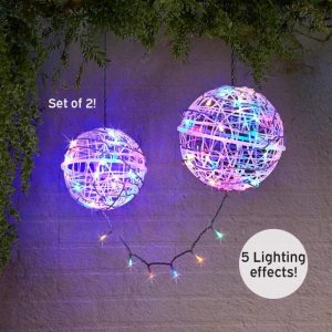 Set Of 2 Hanging Lanterns  |  Garden Accents Garden & Outdoors Garden Accents