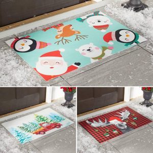 Winter Themed Doormats  |  Rugs & Doormats Home Decor Rugs & Doormats