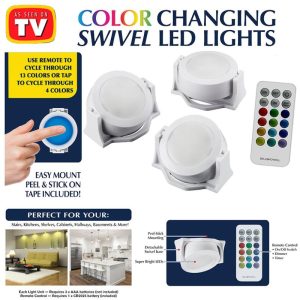 Bell+Howell® Color-Changing Swivel Led Lights  |  Lighting & Lamps Home Decor Lighting & Lamps