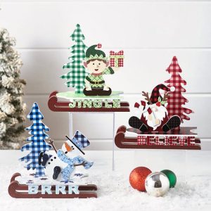 3-Pc. Layered Holiday Character Sets  |  Decorative Accents Decorative Accents Decorative Accents