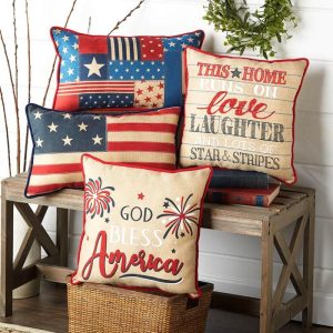 Americana Accent Pillows  |  Throws & Accent Pillows Home Decor Throws & Accent Pillows